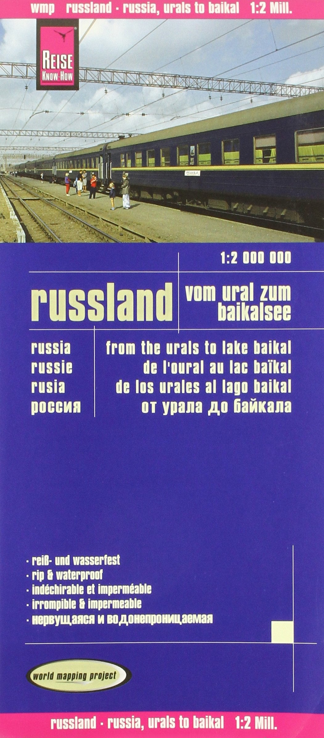 Reise Know-How Landkarte Russland - vom Ural zum Baikalsee (1:2.000.000): world mapping project Leisure, Home & Garden