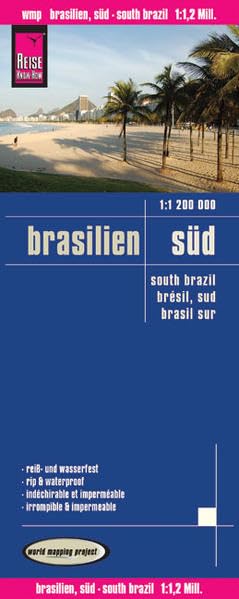 Reise Know-How Landkarte Brasilien, Süd (1:1.200.000): world mapping project Leisure, Home & Garden