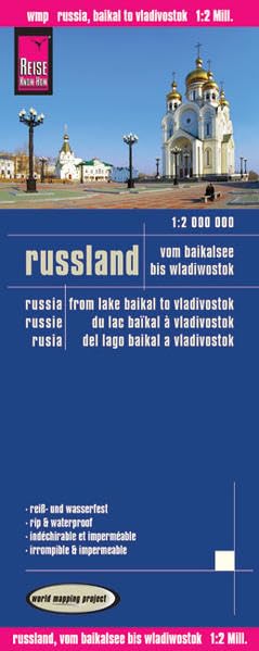 Reise Know-How Landkarte Russland - vom Baikalsee bis Wladiwostok (1:2.000.000): world mapping project Leisure, Home & Garden