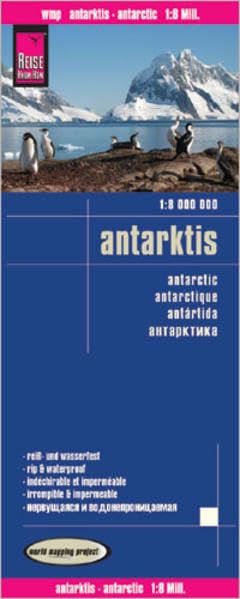 Reise Know-How Landkarte Antarktis 1 : 8.000.000 Leisure, Home & Garden Books