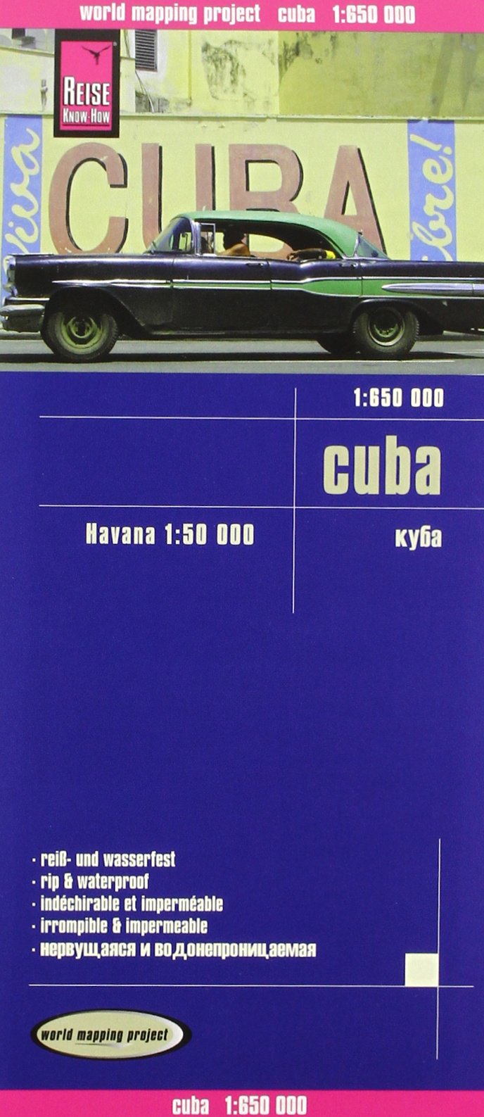 Reise Know-How Landkarte Cuba (1:650.000) mit Havanna (1:50.000): world mapping project Leisure, Home & Garden