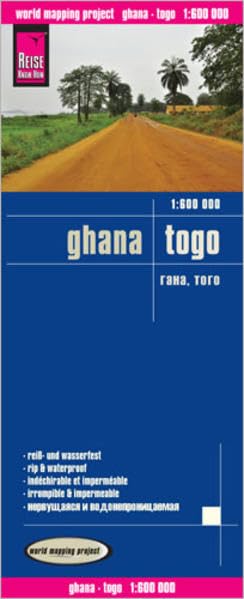 Reise Know-How Landkarte Ghana, Togo (1:600.000): world mapping project Leisure, Home & Garden