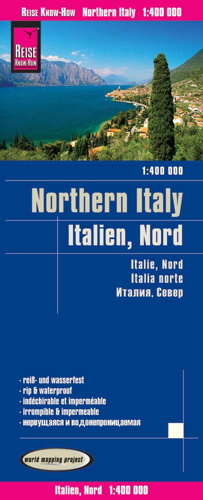Reise Know-How Landkarte Italien, Nord / Northern Italy 1:400.000 Leisure, Home & Garden