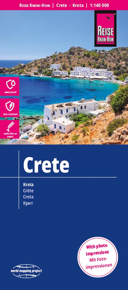 Reise Know-How Landkarte Kreta / Crete (1:140.000) Leisure, Home & Garden