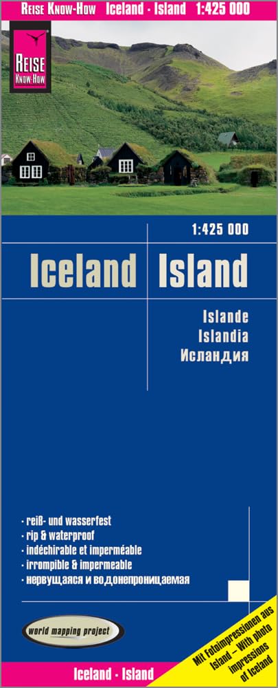 Reise Know-How Landkarte Island  1 : 425.000 Leisure, Home & Garden