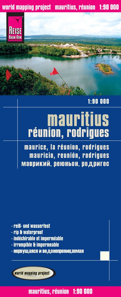 Reise Know-How Landkarte Mauritius, Réunion, Rodrigues (1:90.000): world mapping project Leisure, Home & Garden