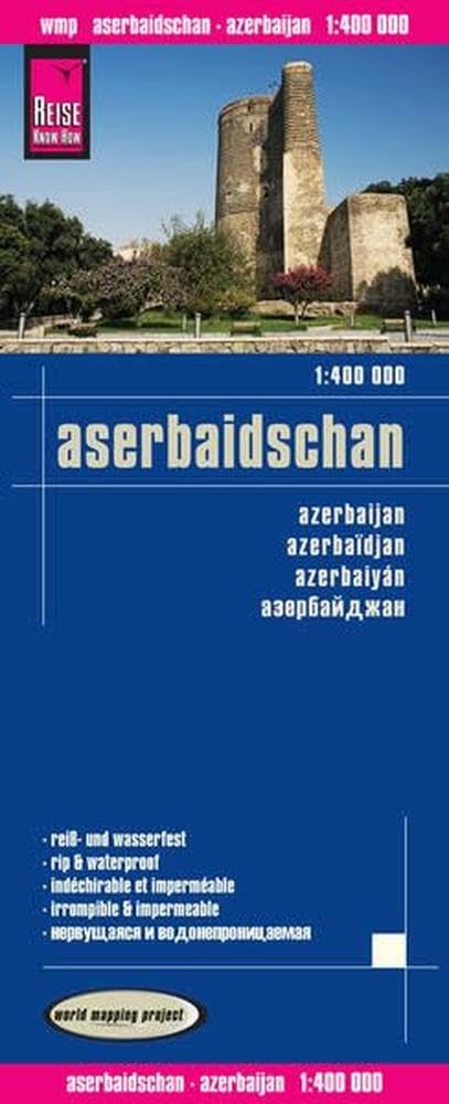 Reise Know-How Landkarte Aserbaidschan (1:400.000): world mapping project Leisure, Home & Garden