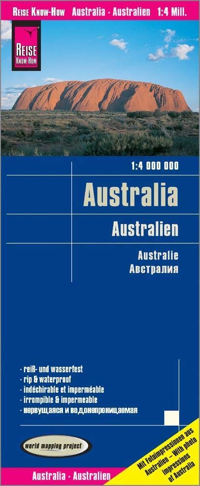 Reise Know-How Landkarte Australien / Australia (1:4.000.000) Leisure, Home & Garden