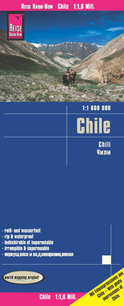 Reise Know-How Landkarte Chile 1 : 1.600.000 Leisure, Home & Garden