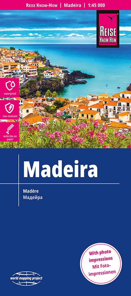 Reise Know-How Landkarte Madeira (1:45.000): reiß- und wasserfest (world mapping project) Leisure, Home & Garden