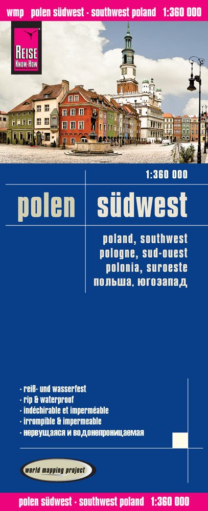 Reise Know-How Landkarte Polen, Südwest 1 : 360.000 Leisure, Home & Garden