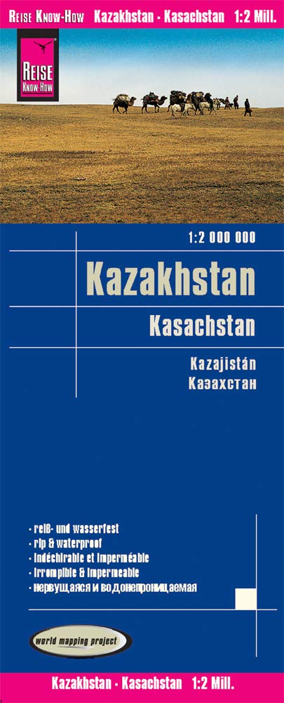 Reise Know-How Landkarte Kasachstan / Kazakhstan (1:2.000.000) Leisure, Home & Garden