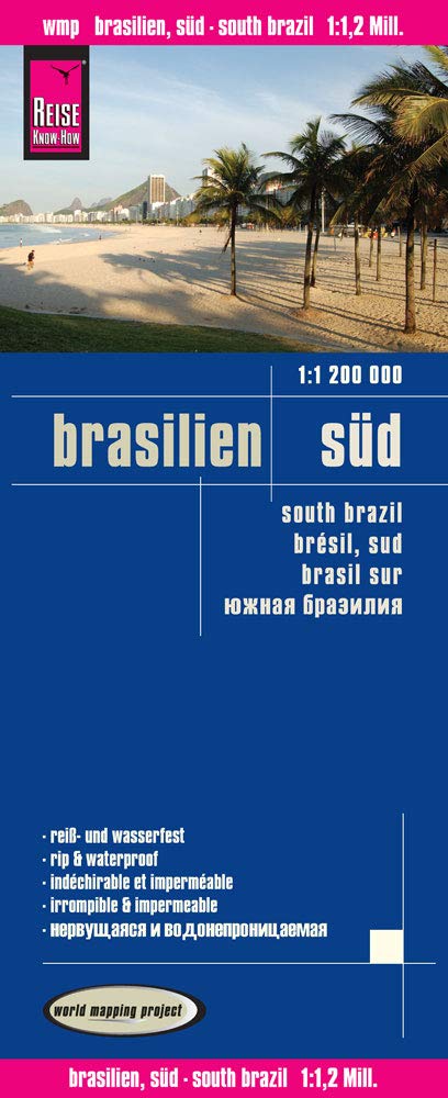 Reise Know-How Landkarte Brasilien, Süd (1:1.200.000) Leisure, Home & Garden
