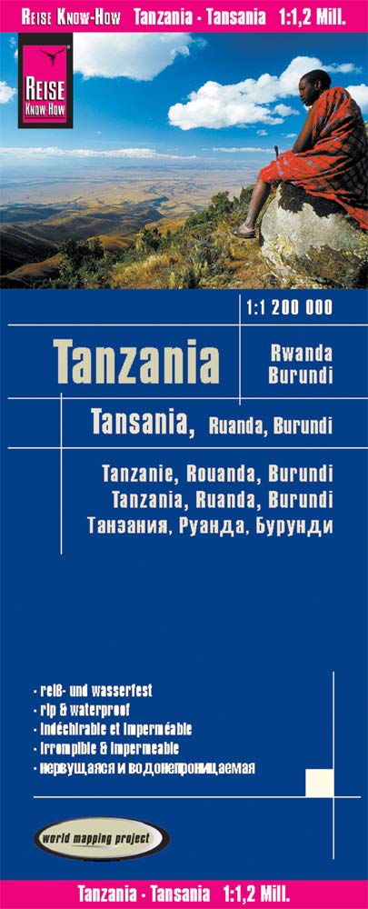 Reise Know-How Landkarte Tansania, Ruanda, Burundi (1:1.200.000) Leisure, Home & Garden