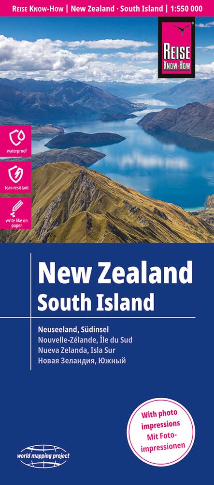 Reise Know-How Landkarte Neuseeland, Südinsel (1:550.000) Leisure, Home & Garden