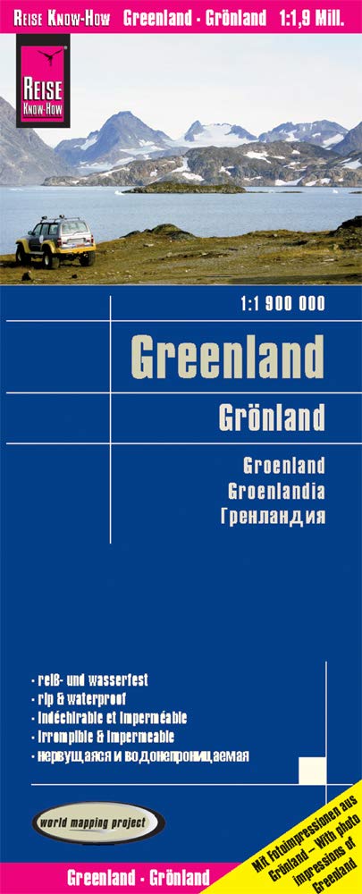 Reise Know-How Landkarte Grönland / Greenland (1:1.900.000) Leisure, Home & Garden