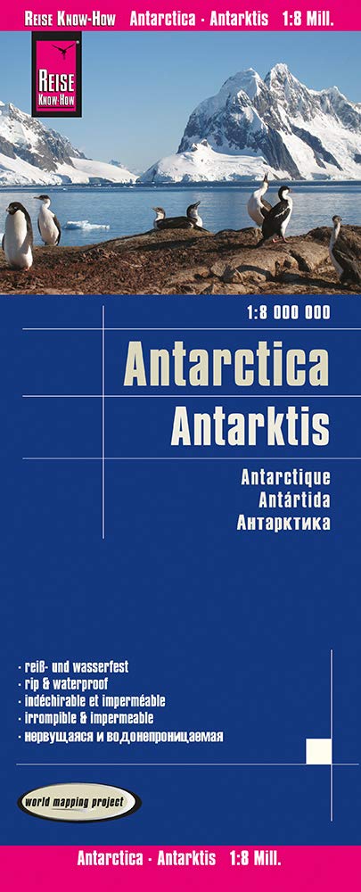 Reise Know-How Landkarte Antarktis / Antarctica 1:8.000.000 Leisure, Home & Garden