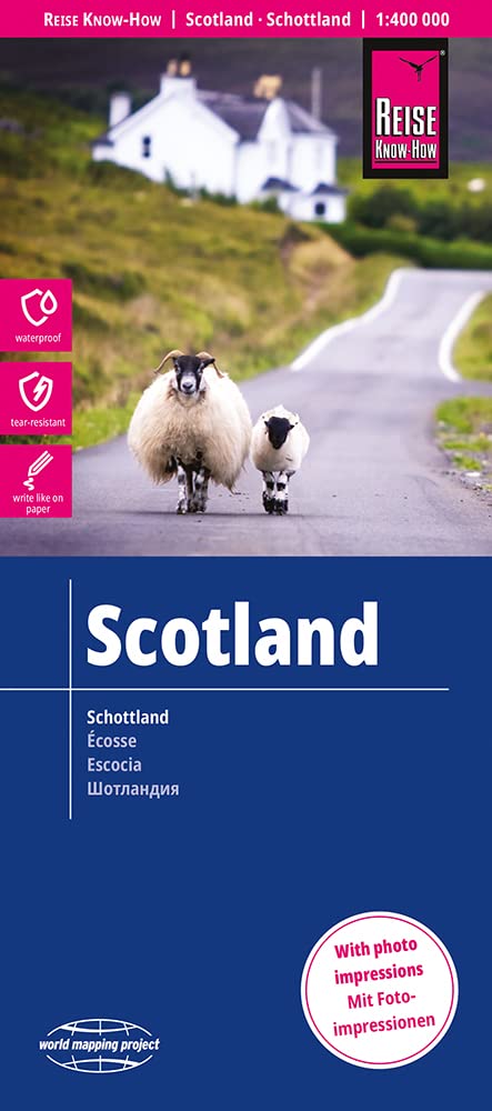 Reise Know-How | Landkarte Schottland / Scotland (1:400.000): reiß- und wasserfest (world mapping project) Leisure, Home & Garden