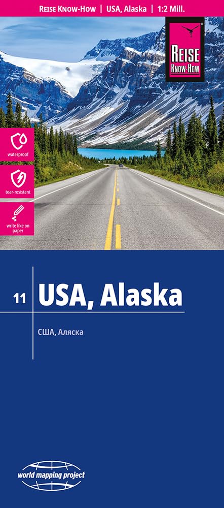Reise Know-How Landkarte USA 11, Alaska (1:2.000.000) Leisure, Home & Garden