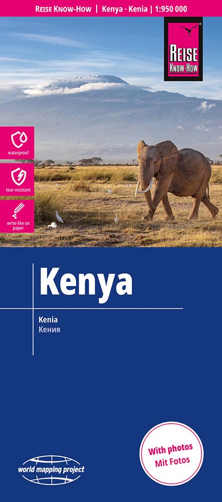 Reise Know-How Landkarte Kenia / Kenya (1:950.000) Leisure, Home & Garden