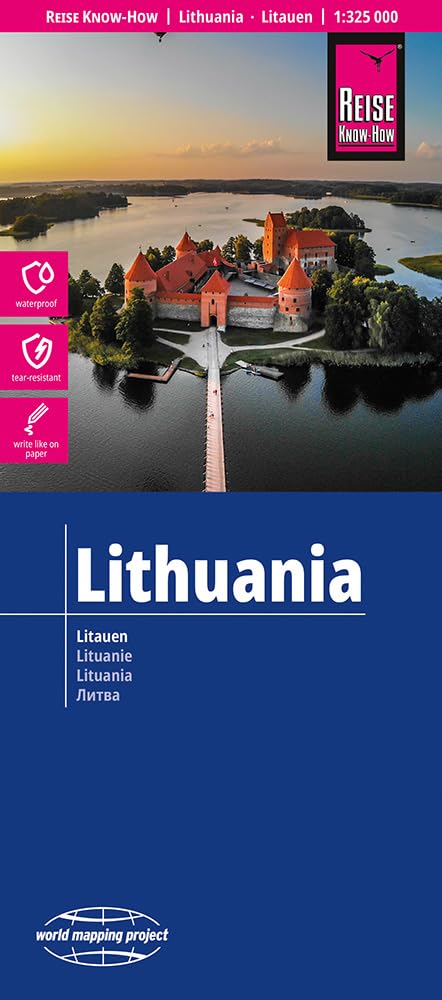 Reise Know-How Landkarte Litauen und Kaliningrad | Lithuania and Kaliningrad (1:325.000) Leisure, Home & Garden