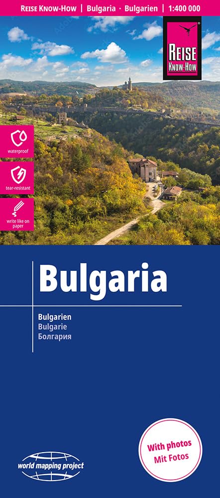 Reise Know-How Landkarte Bulgarien | Bulgaria (1:400.000) Leisure, Home & Garden