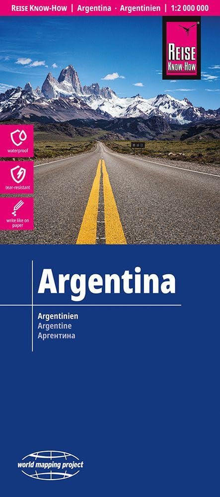 Reise Know-How Landkarte Argentinien | Argentina (1:2.000.000) Leisure, Home & Garden