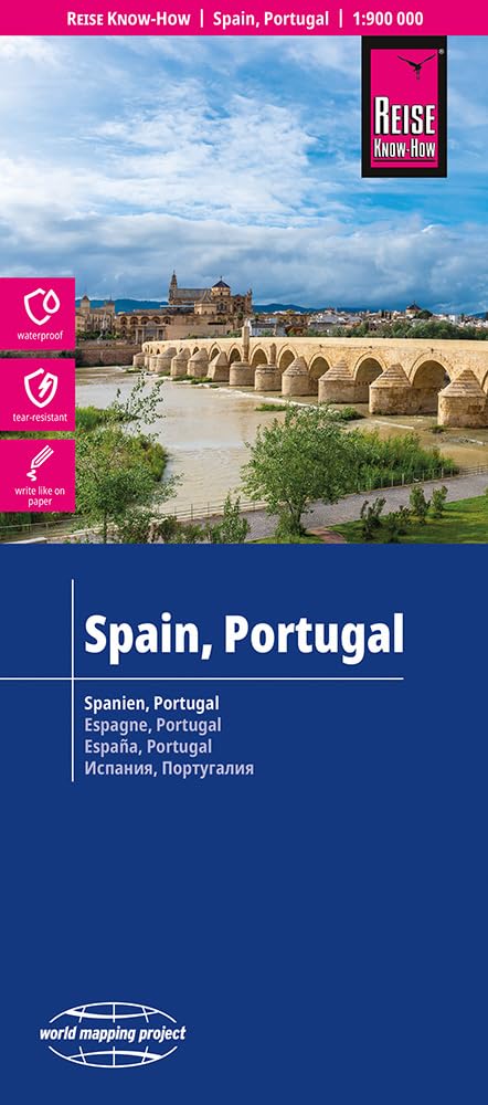 Reise Know-How Landkarte Spanien, Portugal | Spain, Portugal (1:900.000) Leisure, Home & Garden