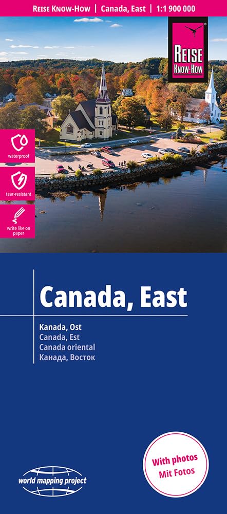 Reise Know-How Landkarte Kanada, Ost | Canada, East (1:1.900.000) Leisure, Home & Garden