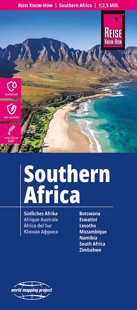Reise Know-How Landkarte Südliches Afrika (1:2.500.000) Leisure, Home & Garden