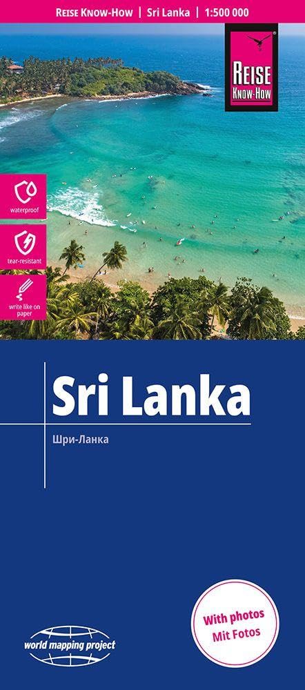 Reise Know-How Landkarte Sri Lanka (1:500.000) Leisure, Home & Garden