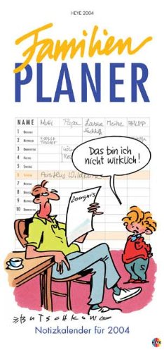 Butschkow Familienplaner 2004 Cartoons
