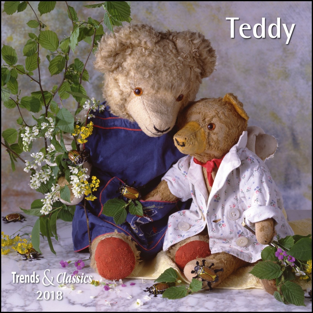 Teddy 2018 - Broschürenkalender - Wandkalender - mit herausnehmbarem Poster - Format 30 x 30 cm: Mit Nutzkalendarium Hobbies & Crafts