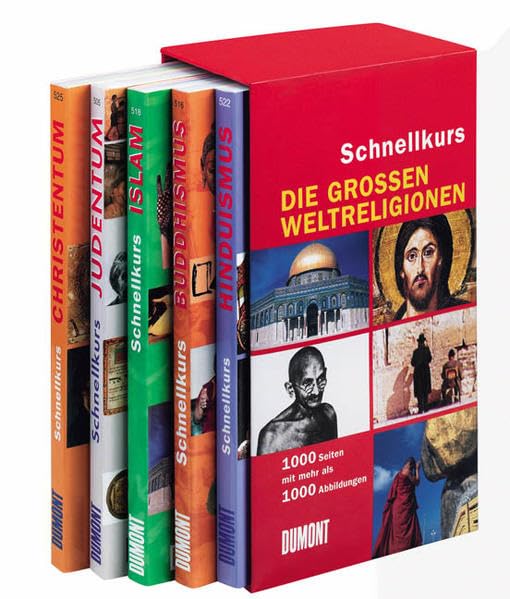 DuMont Schnellkurs Die großen Weltreligionen, Kassette : Christentum; Judentum; Islam; Buddhismus, Hinduismus (DUMONT Taschenbücher) Religion & Esotericism