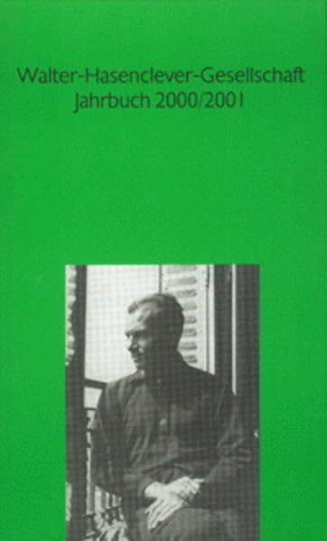 Walter-Hasenclever-Gesellschaft Jahrbuch 2000/2001 (Berichte aus der Literaturwissenschaft) Books