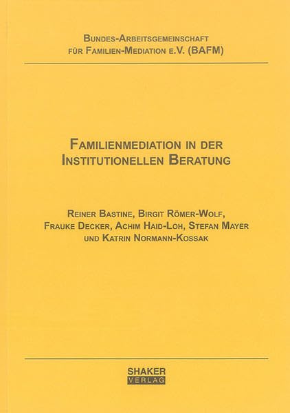 Familienmediation in der Institutionellen Beratung Film, Art & Culture