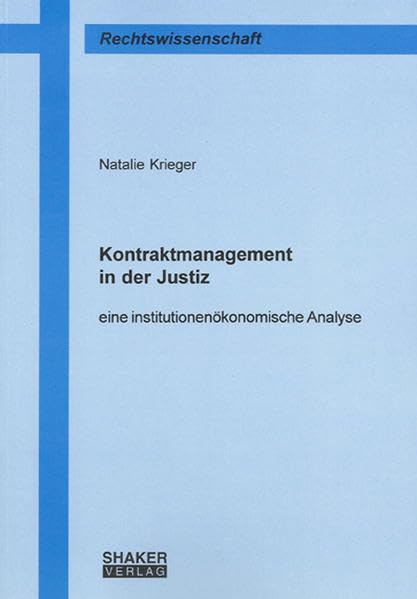 Kontraktmanagement in der Justiz Law
