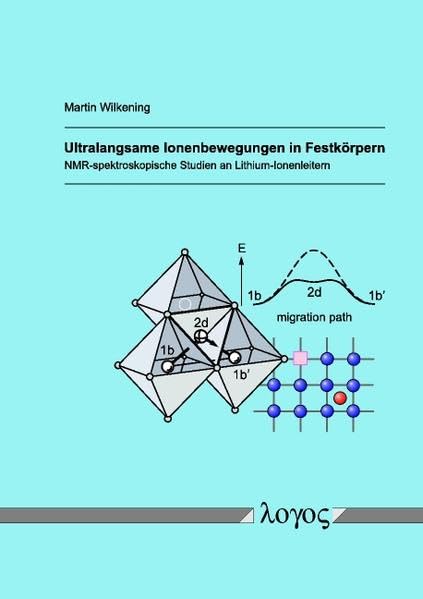 Ultralangsame Ionenbewegungen in Festkörpern -- NMR-spektroskopische Studien an Lithium-Ionenleitern Natural Sciences