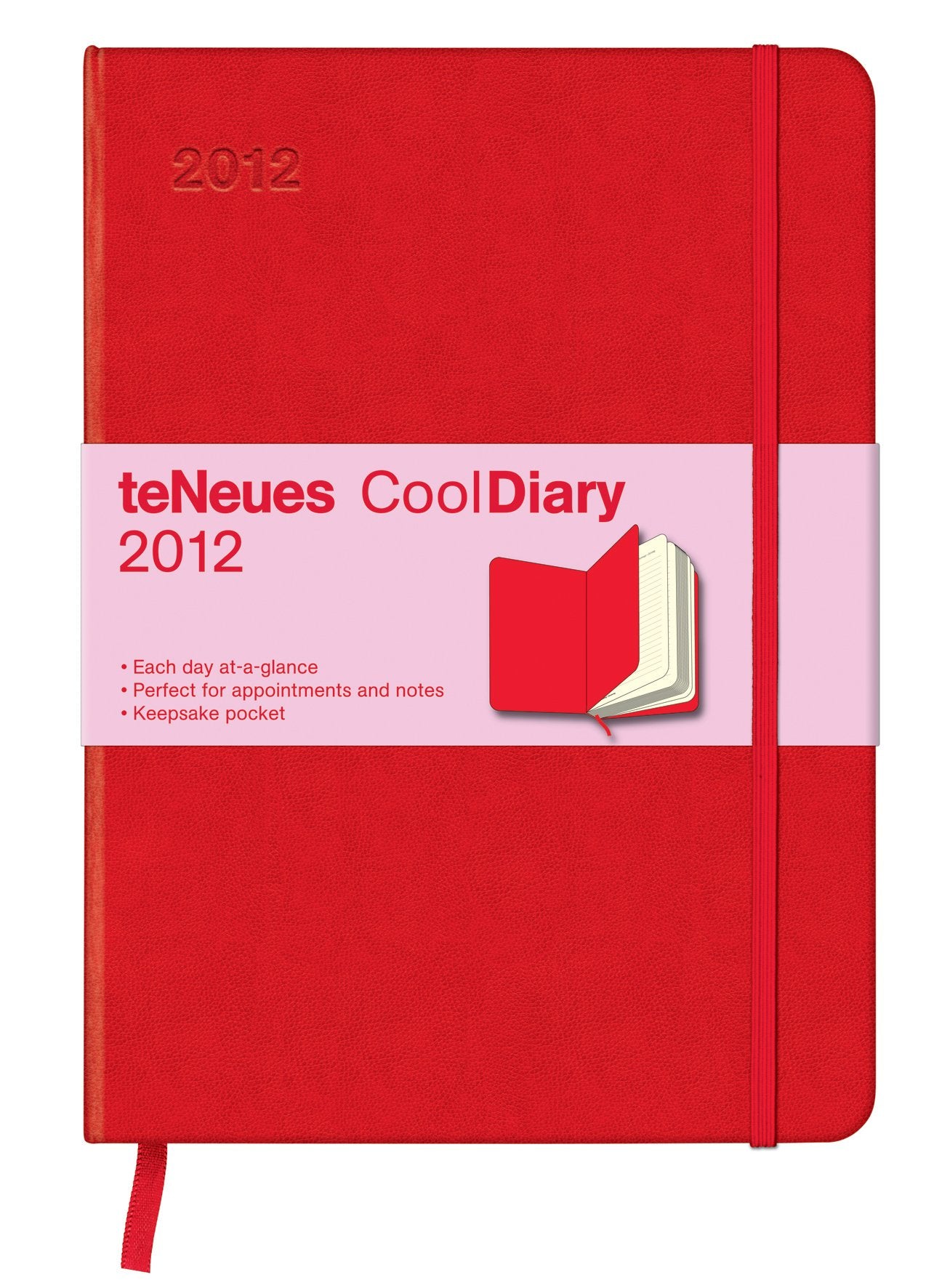 Cool Diary Red/Red 2012 daily 16x22: Kalendarium engl.-dtsch.-französ.-italien.-span.-niederländ. Mit Adressteil Film, Art & Culture