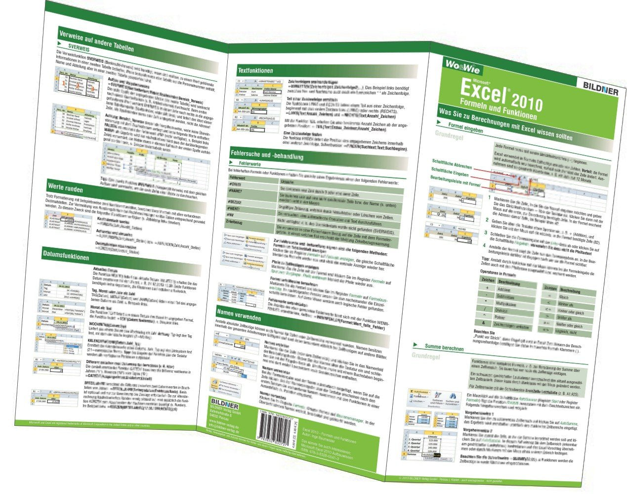 Wo&Wie: Excel 2010 - Formeln und Funktionen Computer Science