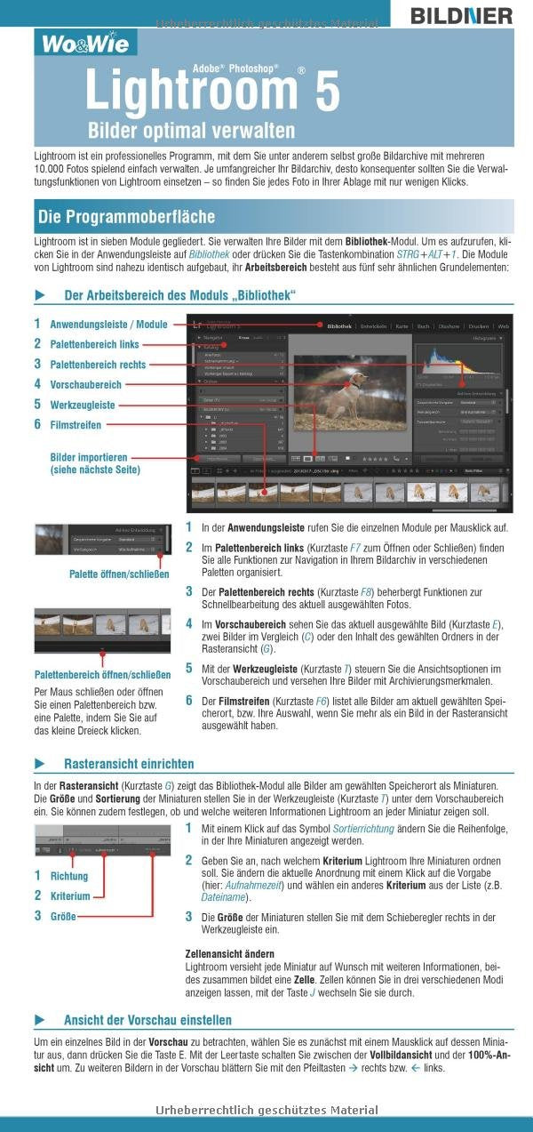 Wo&Wie: Lightroom 5 - Bilder optimal verwalten Computer Science