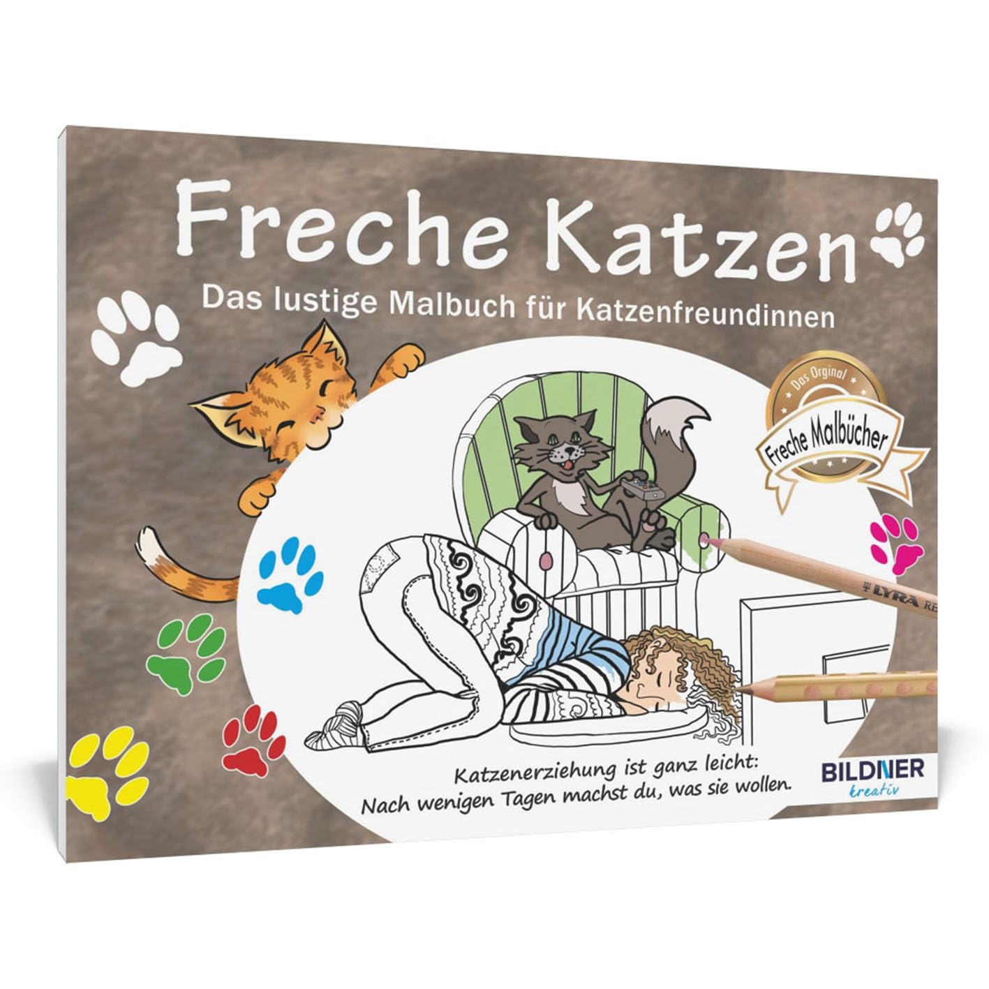 Freche Katzen: Das lustige Malbuch für Katzenfreundinnen - 30 Motive (Kreativ) Film, Art & Culture