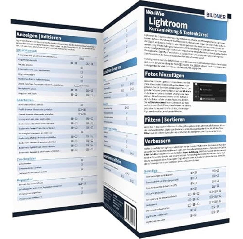 Lightroom - Kurzanleitung & Tastenkürzel Business, Finance & Career