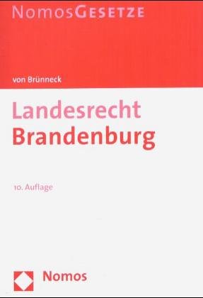 Landesrecht Brandenburg (Livre en allemand) book
