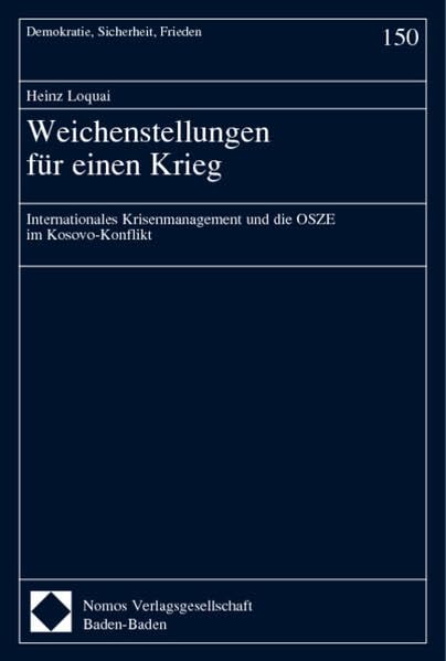 Weichenstellungen für einen Krieg Law