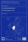 An Introduction to German Law: Third Edition (Die Rechtsordnungen der europäischen Staaten) Law