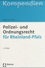 Polizei- und Ordnungsrecht für Rheinland- Pfalz Law