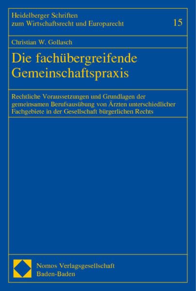 Die fachübergreifende Gemeinschaftspraxis book