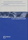 Grundlagen des Managements in der Sozialwirtschaft (Studienkurs Management in der Sozialwirtschaft) Law