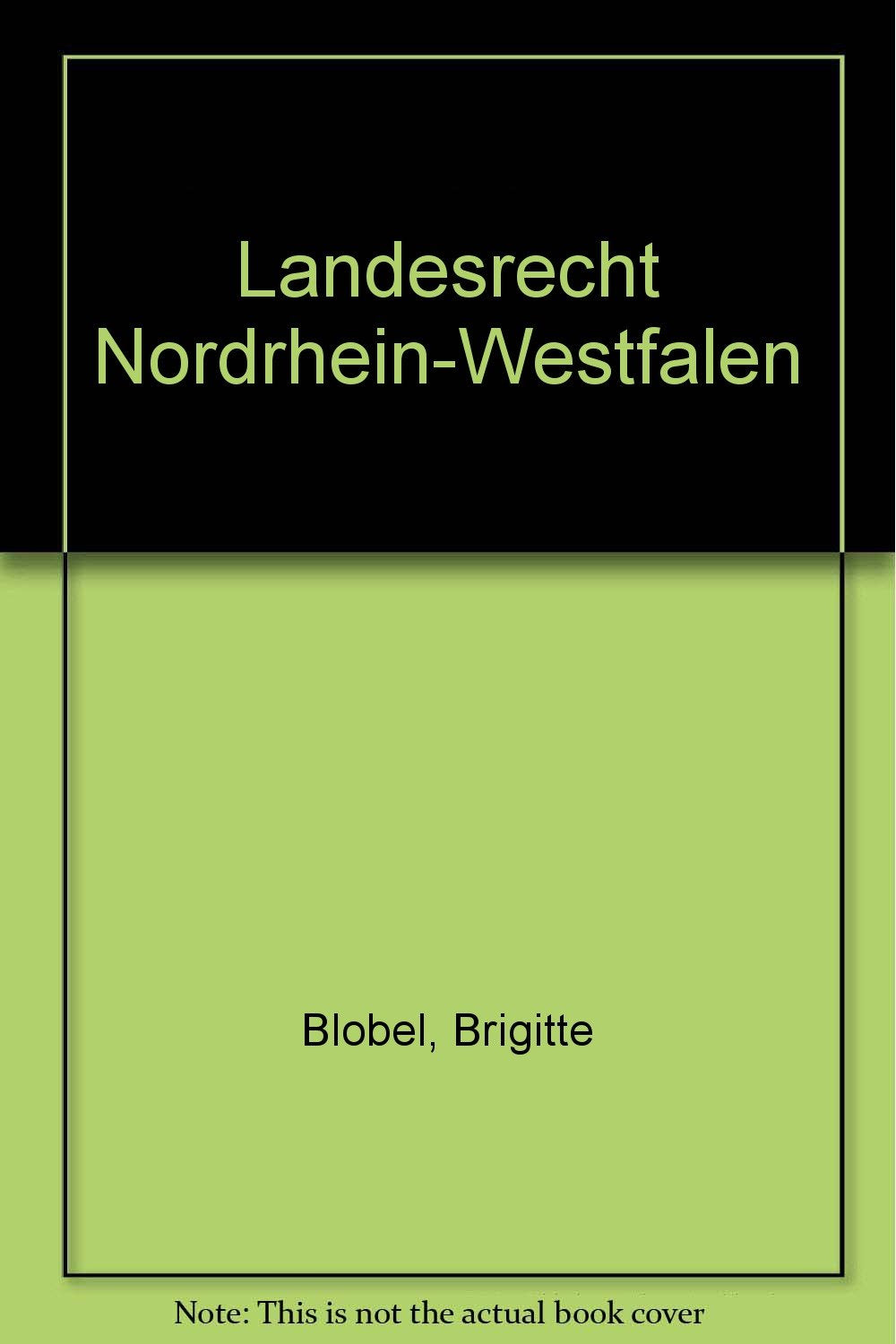 Landesrecht Nordrhein-Westfalen Law